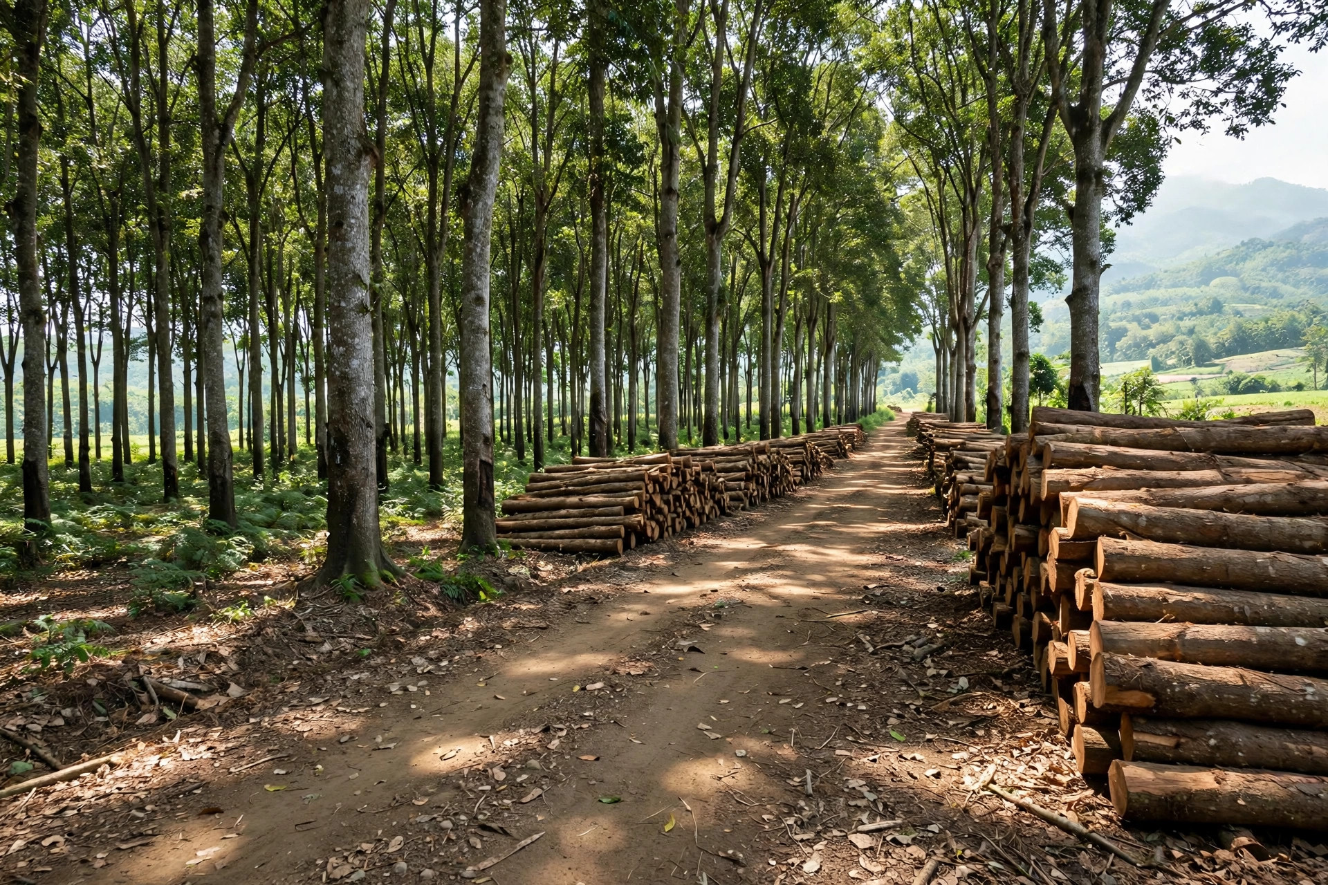 Hutan tanaman dan pengelolaan hasil hutan kayu